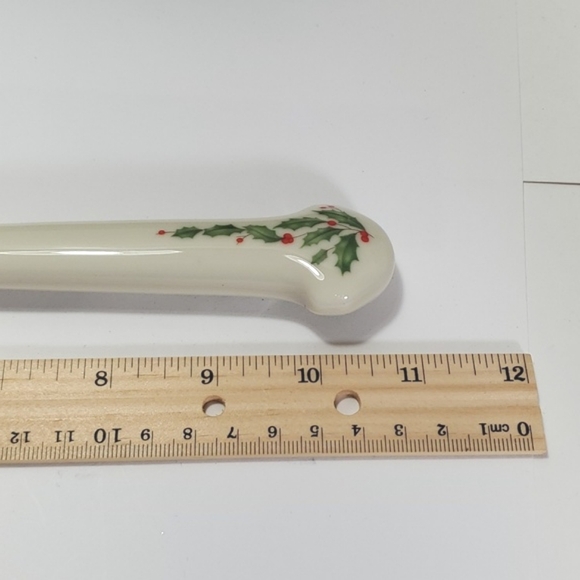 Lenox Holiday "Holly" Cake Server - Picture 4 of 7